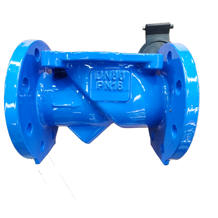 High quality hot selling DN100 PN10 Double Flange Rubber Seated Swing Check Valve