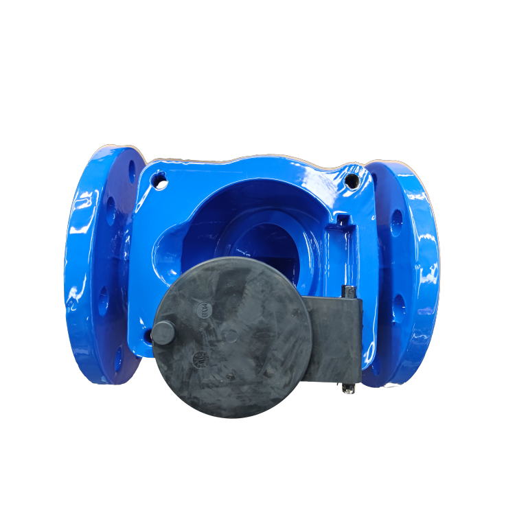 High quality hot selling DN100 PN10 Double Flange Rubber Seated Swing Check Valve