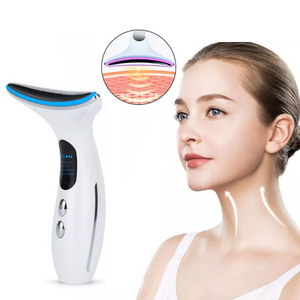 Professional U-Shape EMS  Face Neck Lifting Massager Micro-current Wrinkle Remover face lift device skin neck back Beauty