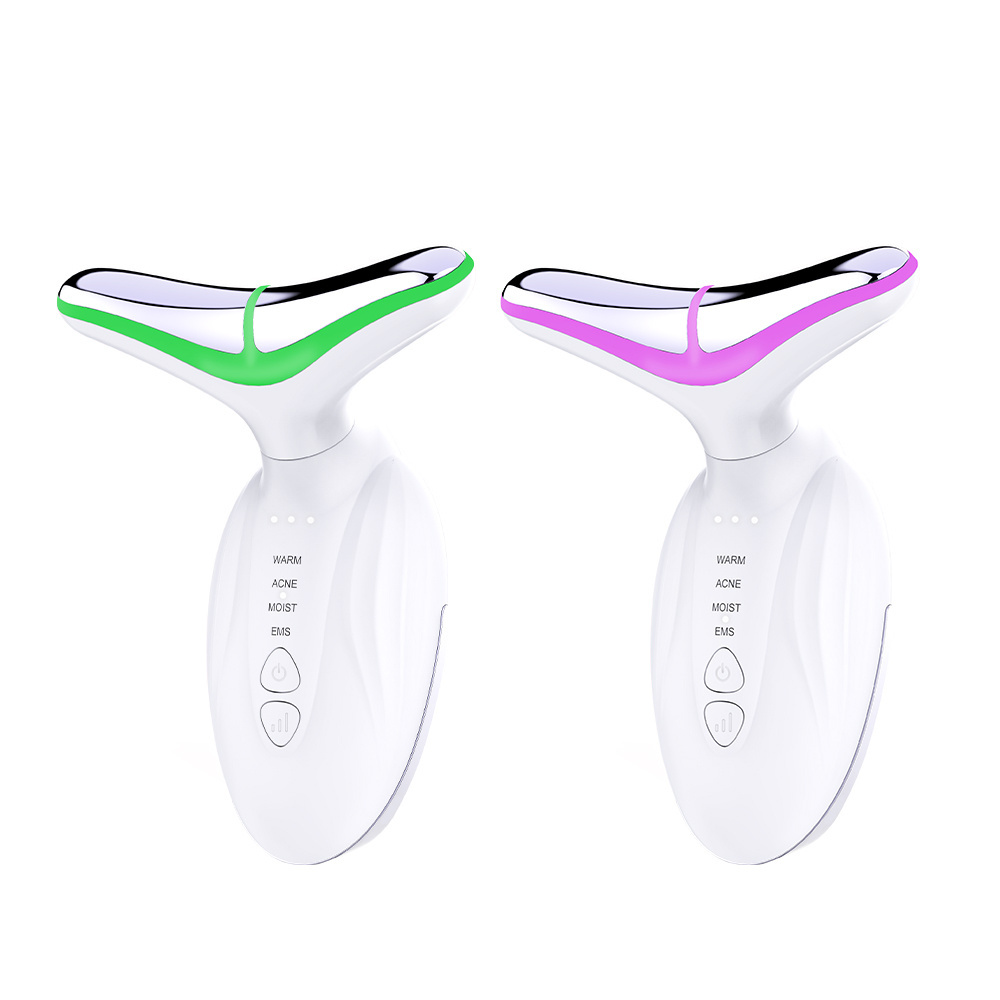 Neck Face Beauty Device Anti-aging Neck Sonic Vibration Beauty Equipment Neck Lift Facial Massager