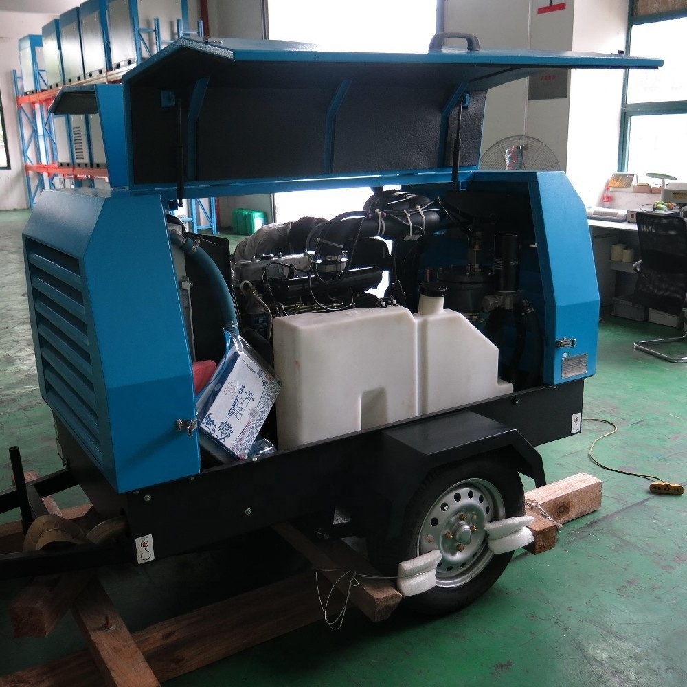 Hot Sale High Quality Diesel Engine Screw Air Compressor For Jordan