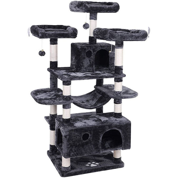 High quality Cat Tree design Cat Tower Indoor Cats Multi-Level Condo and Scratching Posts for Kittens