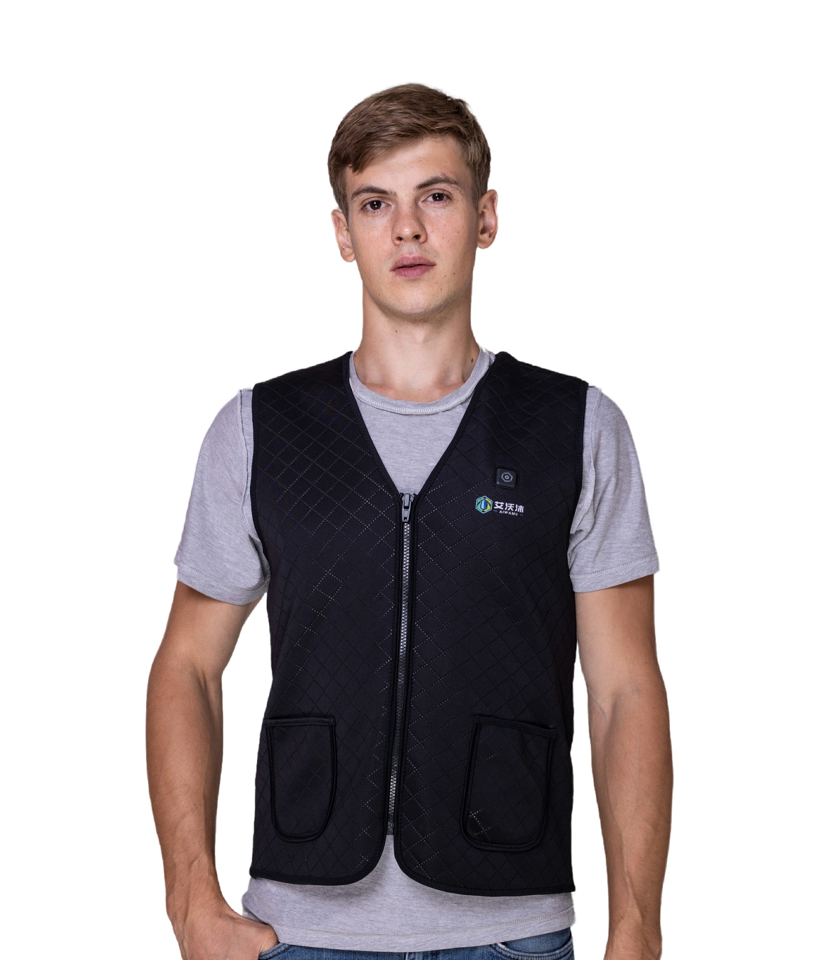 Fast delivery good quality outdoor work with USB heated thermal vest to wear inside