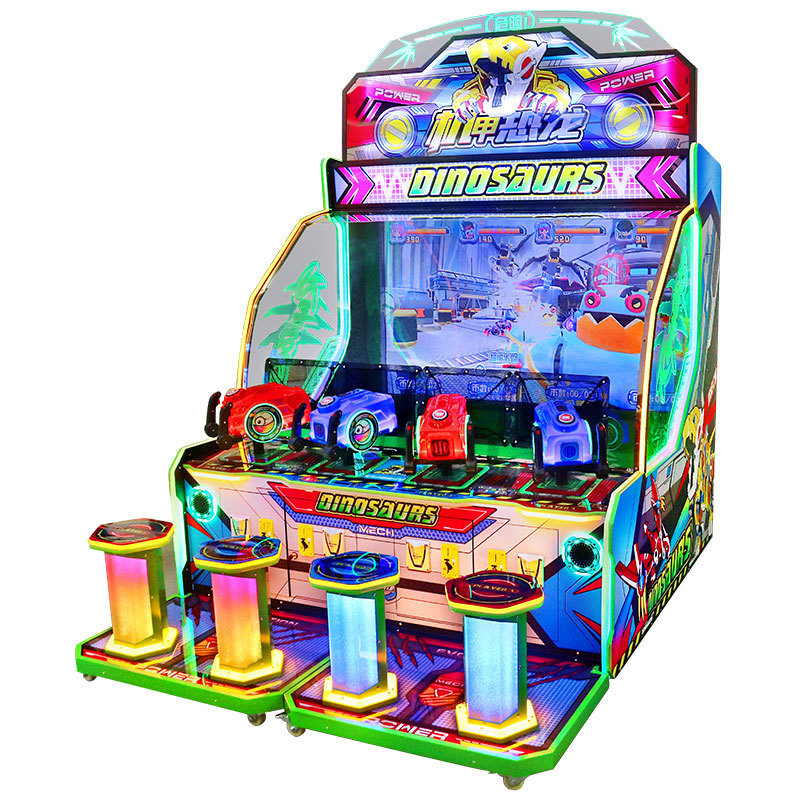 dinosaur game machine water shooting arcade game machine happy kids dinosaur world game machine for children and adult