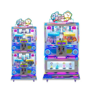 Indoor Amusement Arcade Prizes Game Machine Lucky Wheel Toy Vending Machine Coin Operated Clip Gift Game Machine