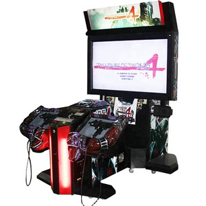 Adult game center tv gun shooting games house of the dead 4 arcade machine