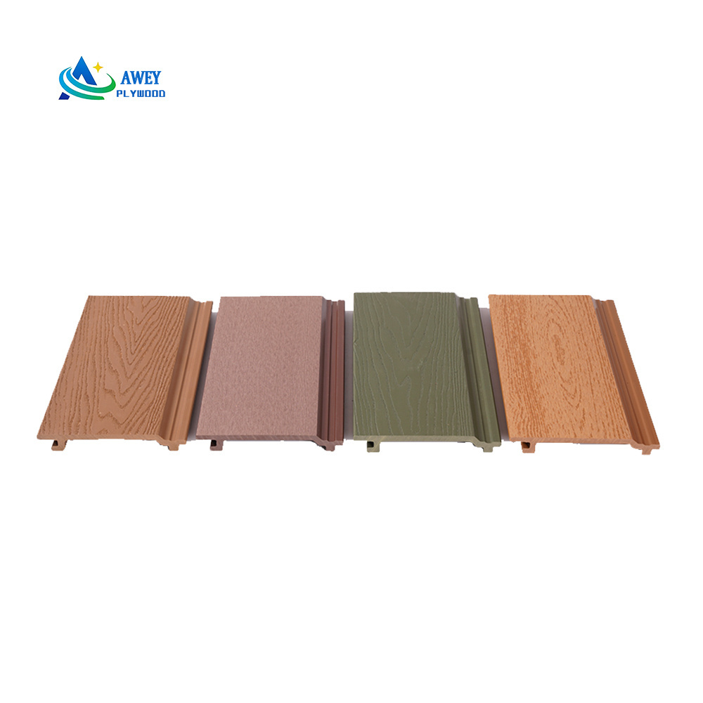 3D Exterior Wall Panel Cladding Siding Decoration WPC Wall Siding Panel