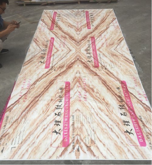 4x8 feet decorative uv panels high quality pvc uv marble sheet plastic pvc hard sheet for wall panel