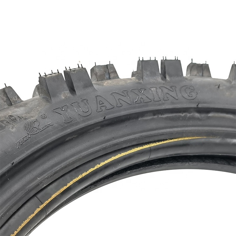 Yuanxing Off Road Tire 90/100-14 with Inner Tube 90/100-14 for Dirt Pit Bike Motocross Off Road Motorcycle 14 inch Rear Wheel