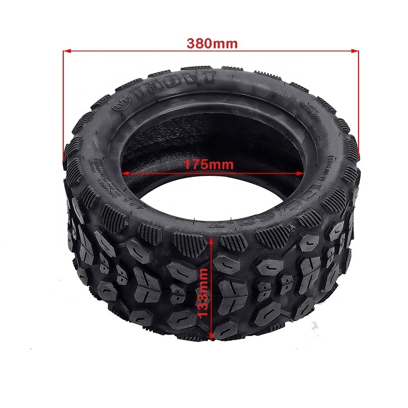 TUOVT 13 Inch Tubeledd Tyre 125/60-7 Outer Vacuum Tire for Dualtron X Electric Scooter Tire Chamer