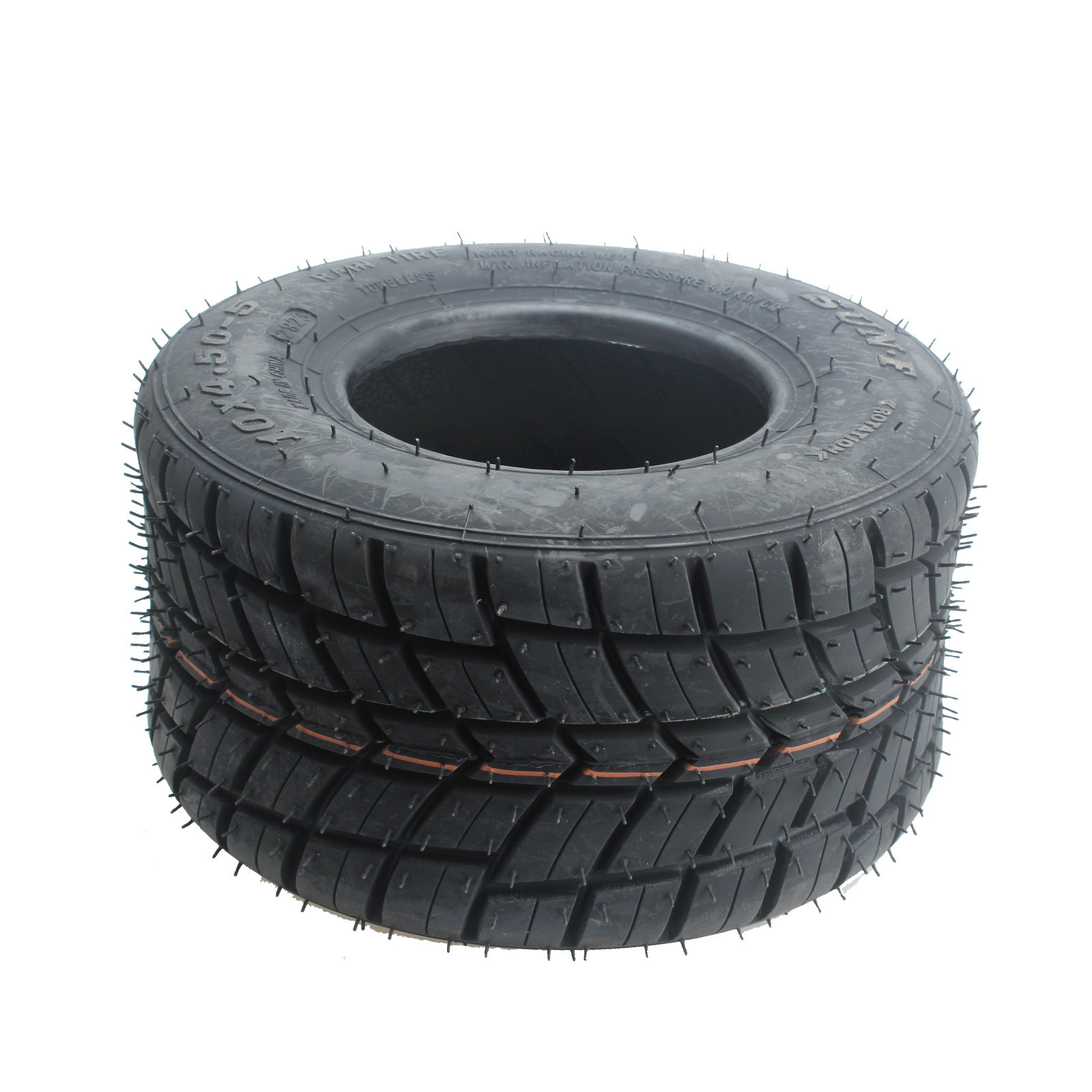 SUN.F Rubber Off-road Tubeless Go Kart Tyres 10x4.50-5