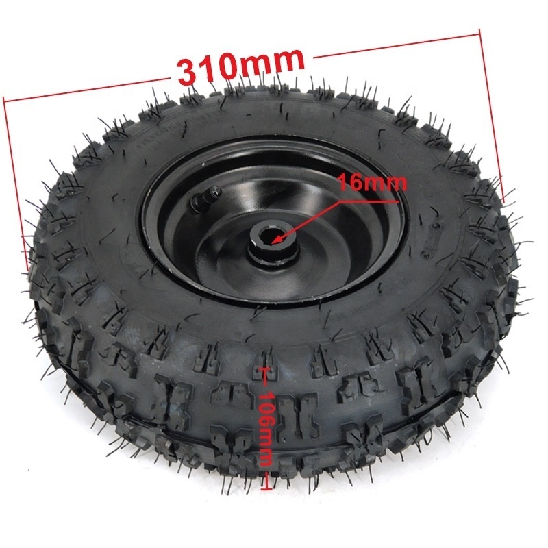 6 Inch Wheels 13X5.00-6 Tyre With Rim Fit For Mini Quad ATV Kid's Go Kart 47CC 49CC Engine Bike  Tires