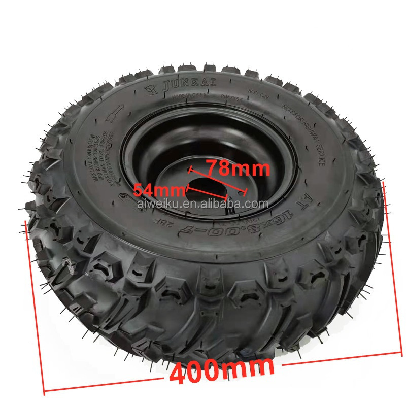 ATV tire 16x7-8 tubeless tire 7 inch with aluminum alloy wheels