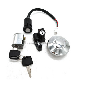 Ignition Fuel Tank Cap Helmet Anti-theft Lock for Monkey Z50 Bike