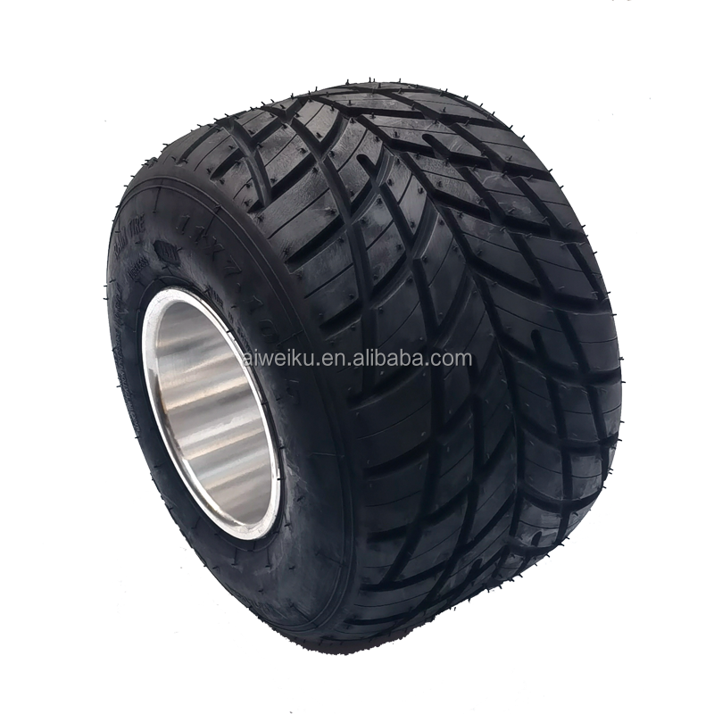 hot sale rental adults high quality go kart car tires 11x7.10-5 with  Aluminum alloy wheels