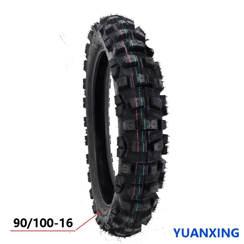 YUANXING 16 inch 90/100-16 rubber tire for Dirt Pit Bike Motocross Off Road Motorcycle