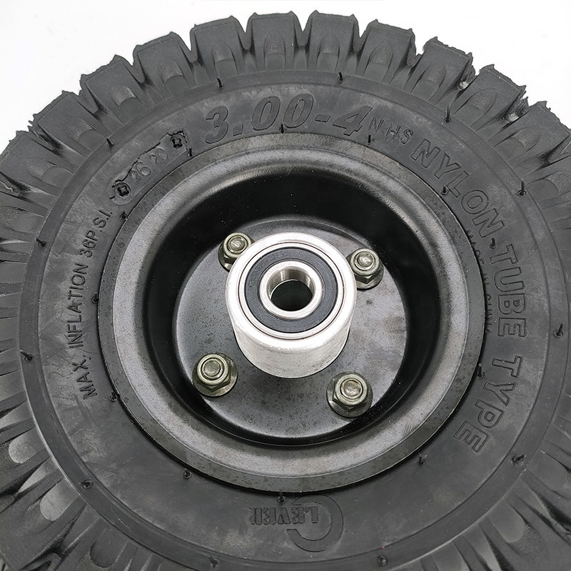 Tyre 3.00-4 for Dirt Mini Bike Quad ATV tyre Inner and outer tires with aluminum alloy wheels