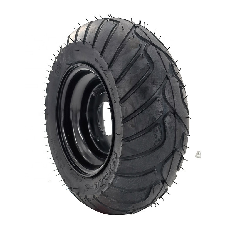 6 Inch Rim 13x5.00-6 Tire and Rim Wheel For Garden Tractor Rider Mower ATV GO-kart Drift Bike Wheels beach car accessories