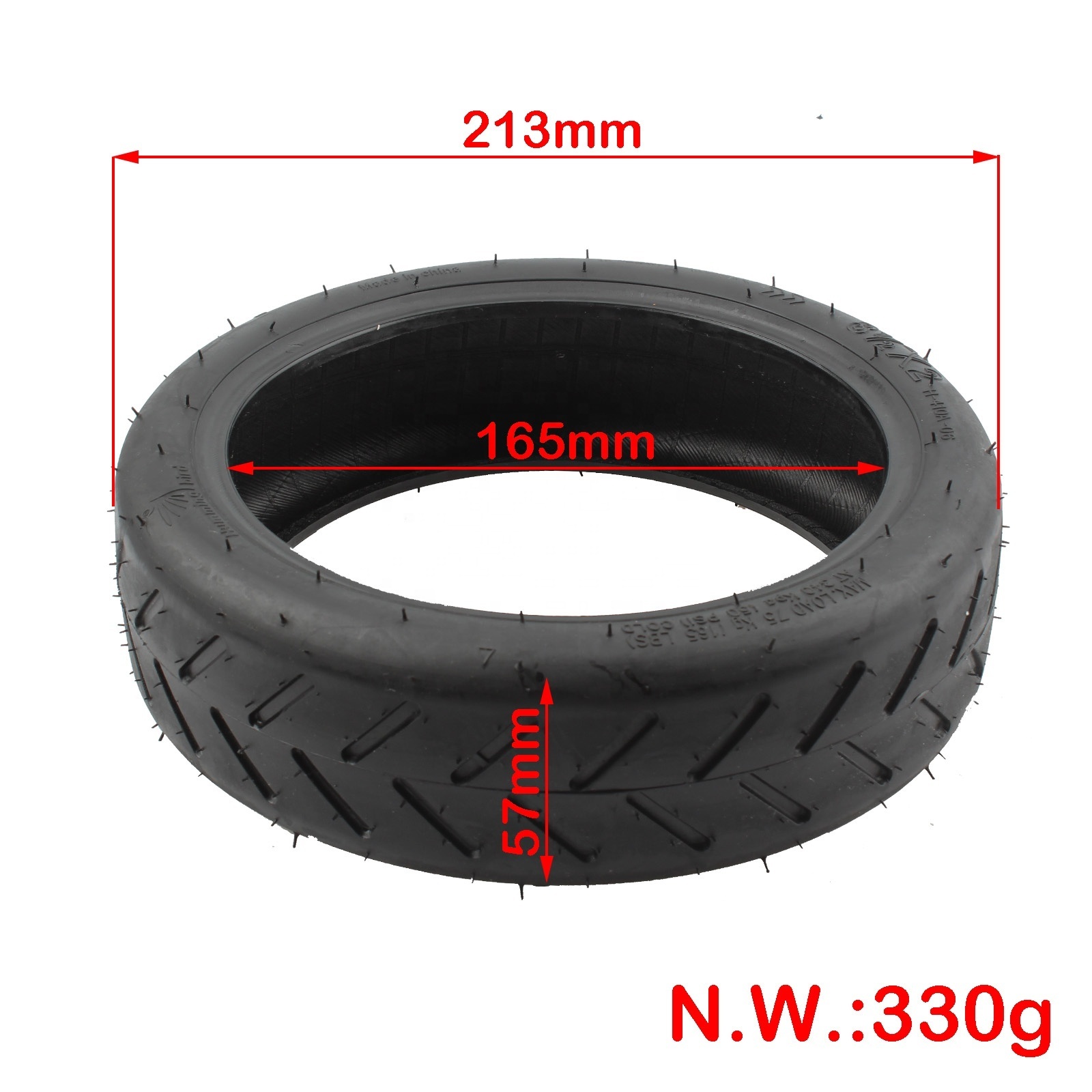 8.5 Inch Outer Wear-resistant Rubber Tire  For M365 Scooter Xiaomi M365 Tires 8 1/2X2 Wheel Tires