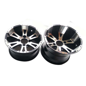 ATV parts 12 inch aluminum alloy front and rear rim wheels for four-wheel kart UTV all-terrain vehicle 12-inch tires