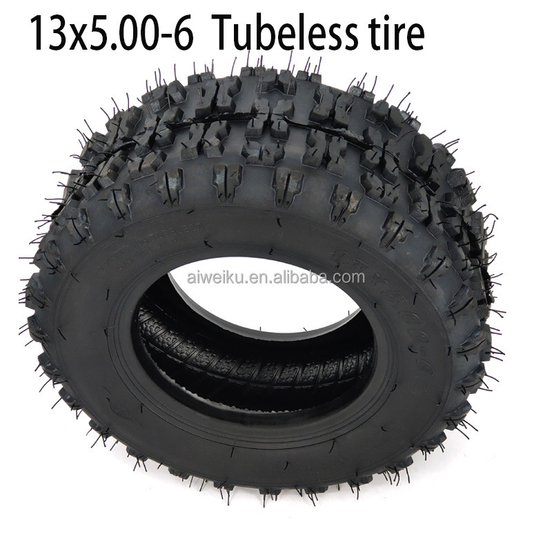 6 inch tire Front 4.10-6 rear 13x5.00-6 Vacuum Tire For Atv Go Kart Mini Quad 47cc 49cc Snow Motorcycle Tire