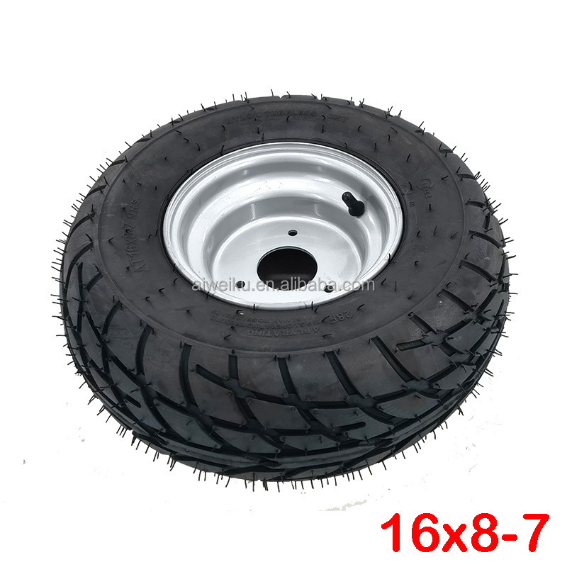 GO KART KARTING UTV Buggy 16X8-7 Inch Wheel ATV Tubeless Tyre Tire