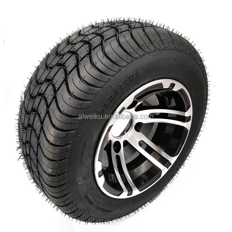 Golf Cart  Rubber wheels and Tires 205/50-10 Tubeless Tier 10inch