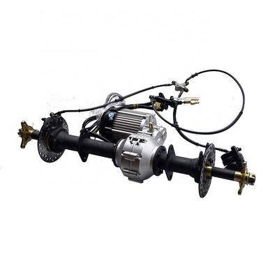 Three Wheel GO KART KARTING UTV Buggy Transmission ATV 74CM Rear Axle Differential With 48V 750W Motor