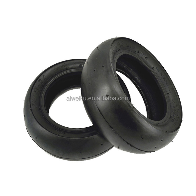 Slick Tyre 90/65-6.5 Front 110/50-6.5 Rear Tubeless Vacuum Tire for 47cc 49cc Mini Pocket Bike Motorcycle Accessories