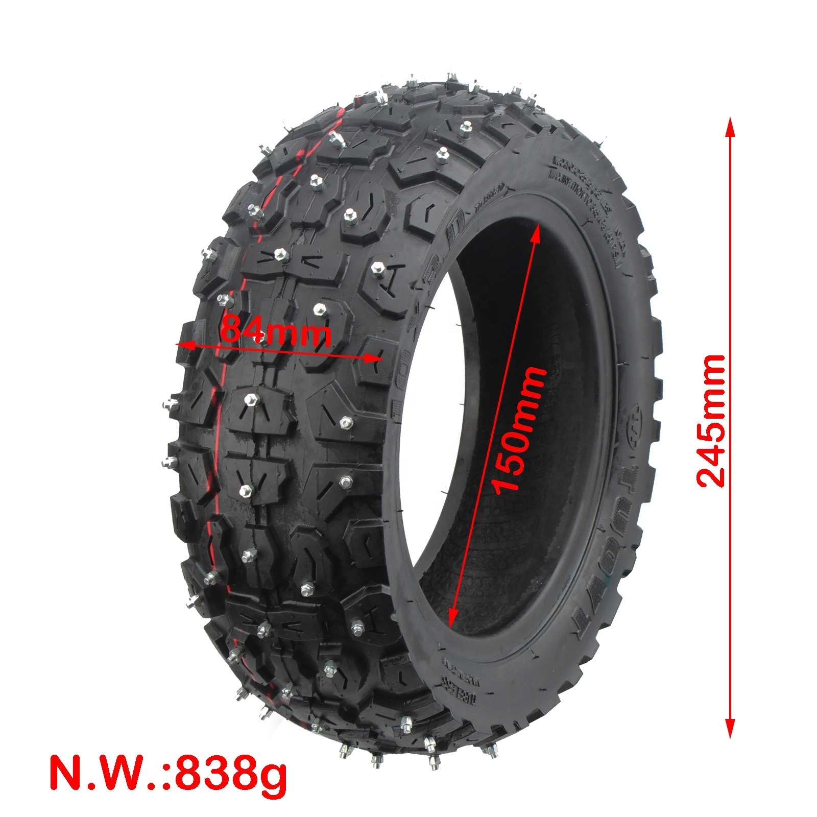 10 Inch Winter Snow Tires 10X3.0 for Kugoo M4 Dualtron VICTOR LUXURY EAGLE Speedway 4 Zero 10X Electric Scooters Minimotors