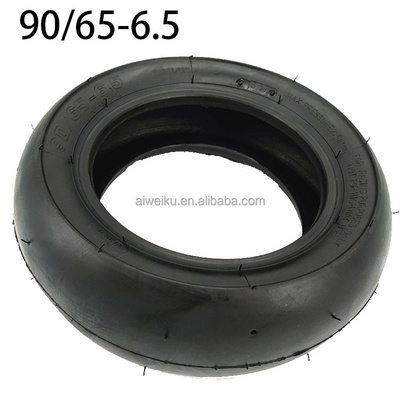 Slick Tyre 90/65-6.5 Front 110/50-6.5 Rear Tubeless Vacuum Tire for 47cc 49cc Mini Pocket Bike Motorcycle Accessories