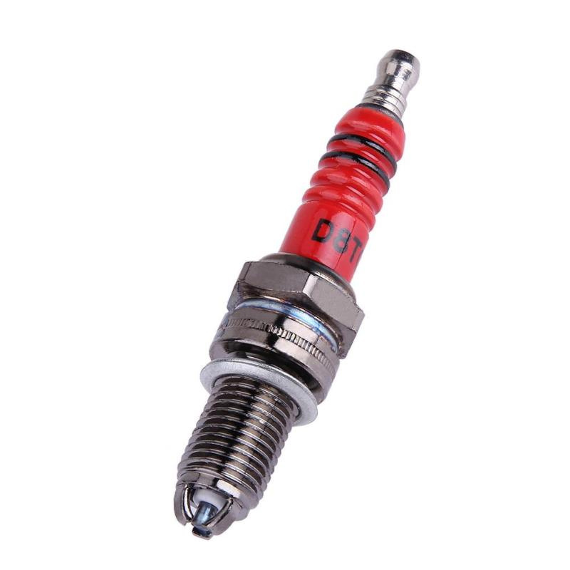 Spark Plug D8TC 3-Electrode Replacement For Motorcycle 50cc 70cc 90cc 110cc ATV 150 Moped Go Kart Scooter