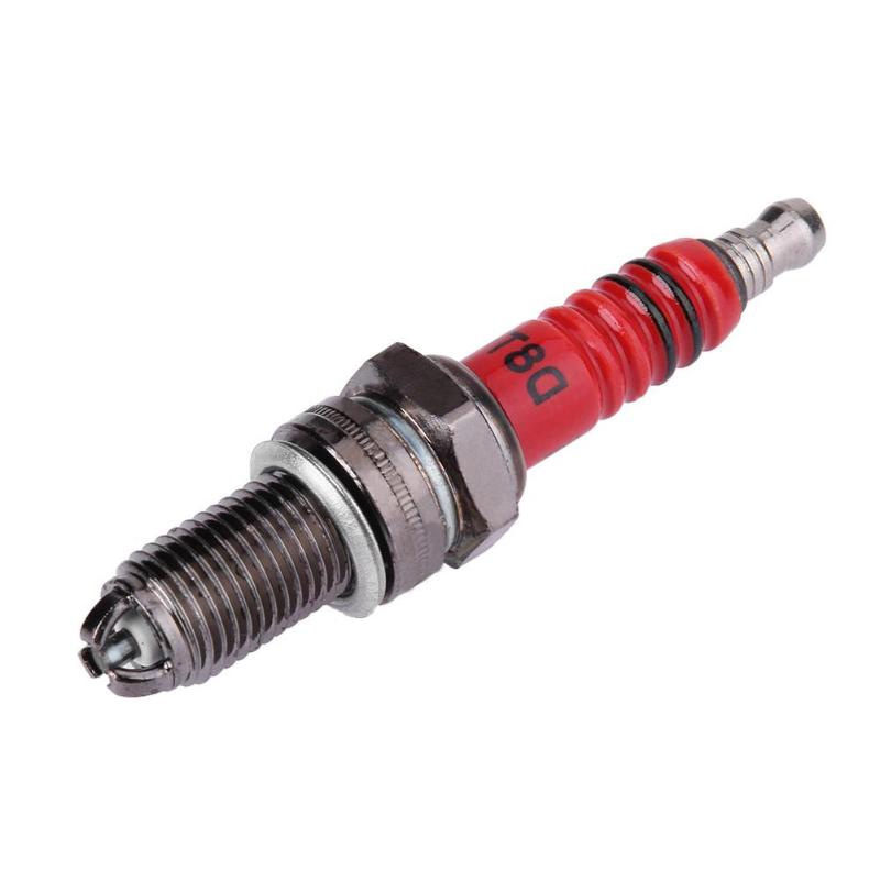 Spark Plug D8TC 3-Electrode Replacement For Motorcycle 50cc 70cc 90cc 110cc ATV 150 Moped Go Kart Scooter