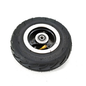 6-inch air wheel 6x2 pneumatic tire and  alloy wheel Hub used for trolley, trailer caster, electric scooter tire