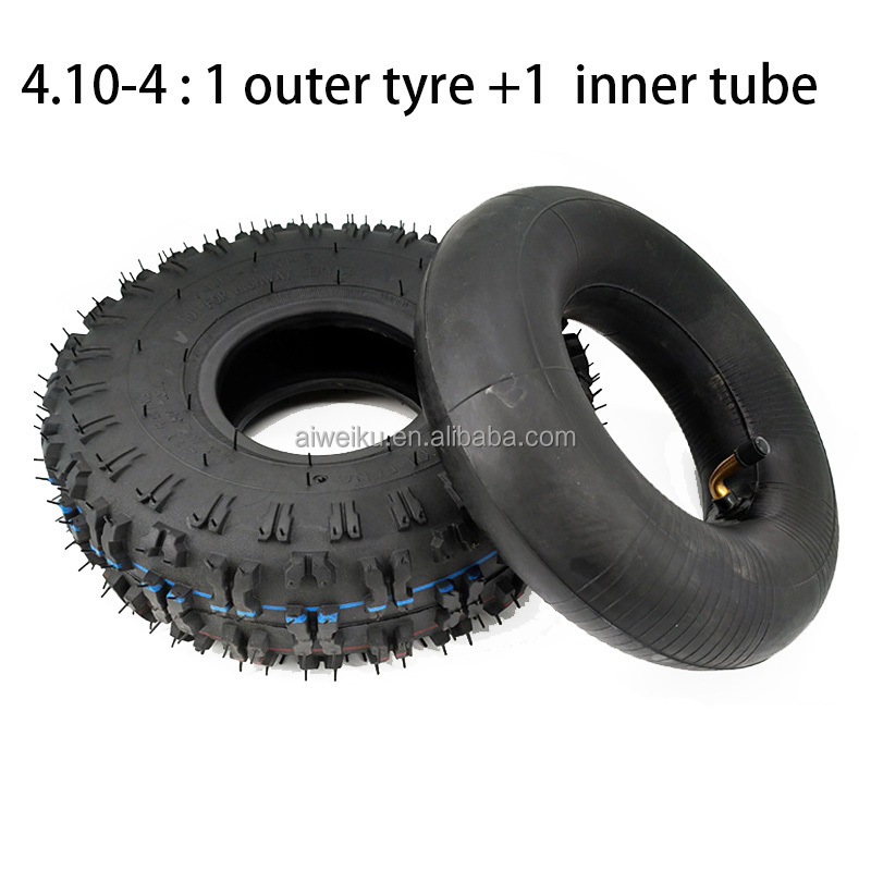 4.10-4 Tire and inner tube Pneumatic tyre  For Mini ATV Quad Electric Scooter 47cc/49cc kid's Bike