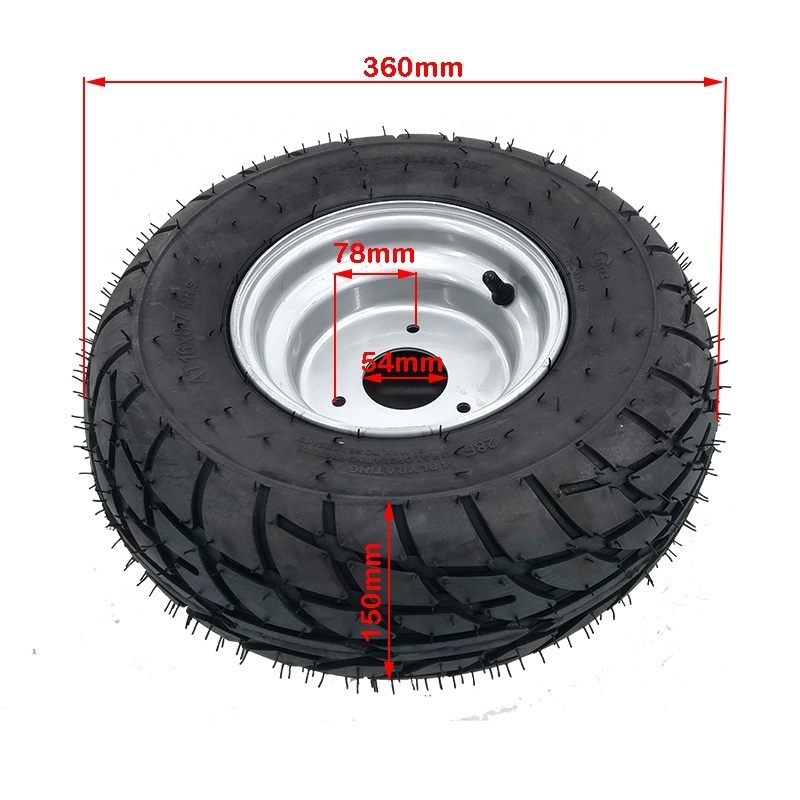 GO KART KARTING UTV Buggy 16X8-7 Inch Wheel ATV Tubeless Tyre Tire