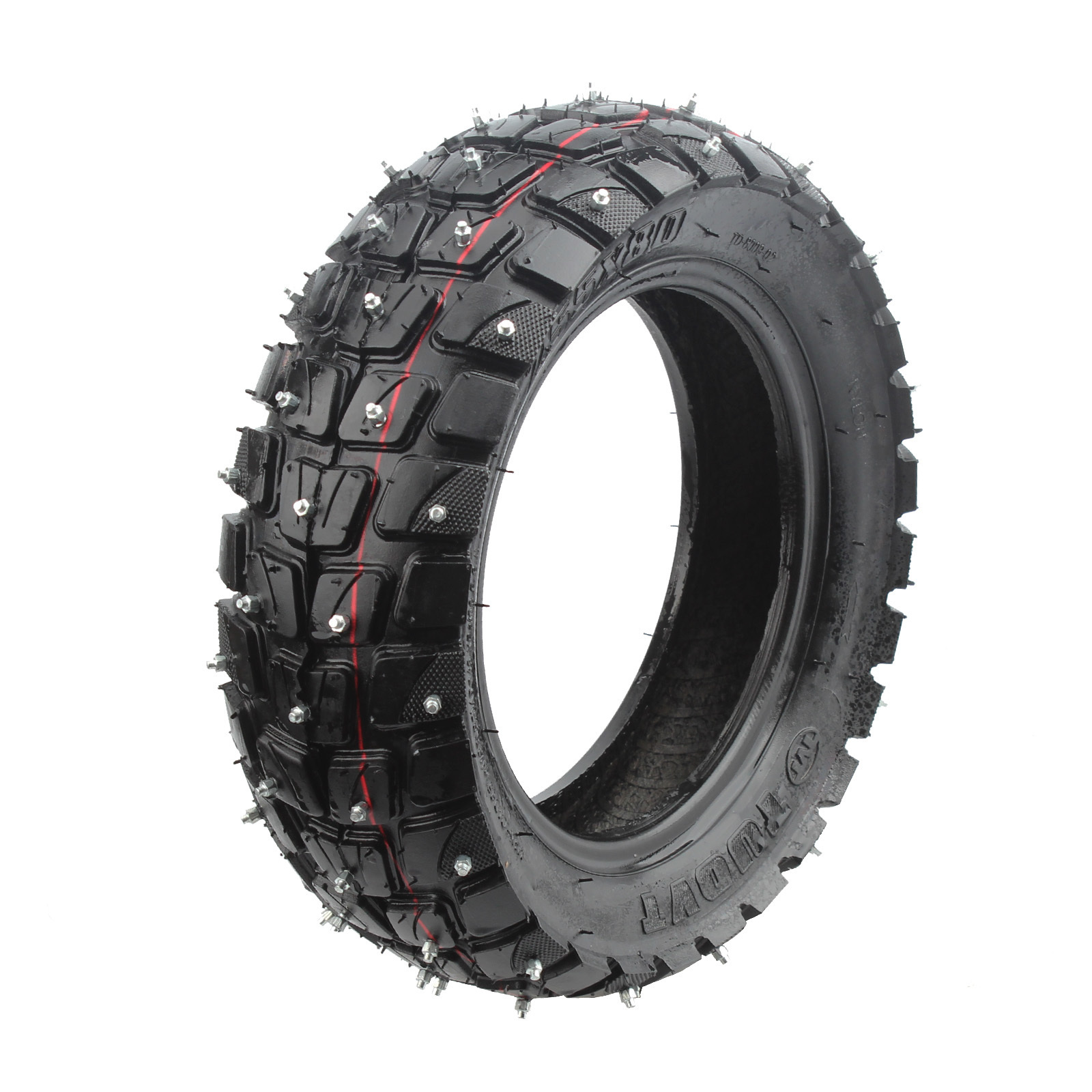 TUOVT 255X80 Tyre with spike Winter Snow Tires for Electric Scooter Zero 10x Dualtron Off Road Tire