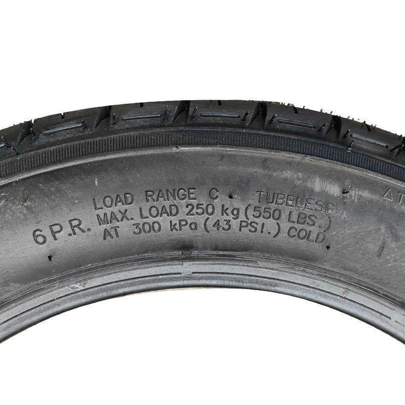 High quality 12 inch 125/65 12 vacuum tire