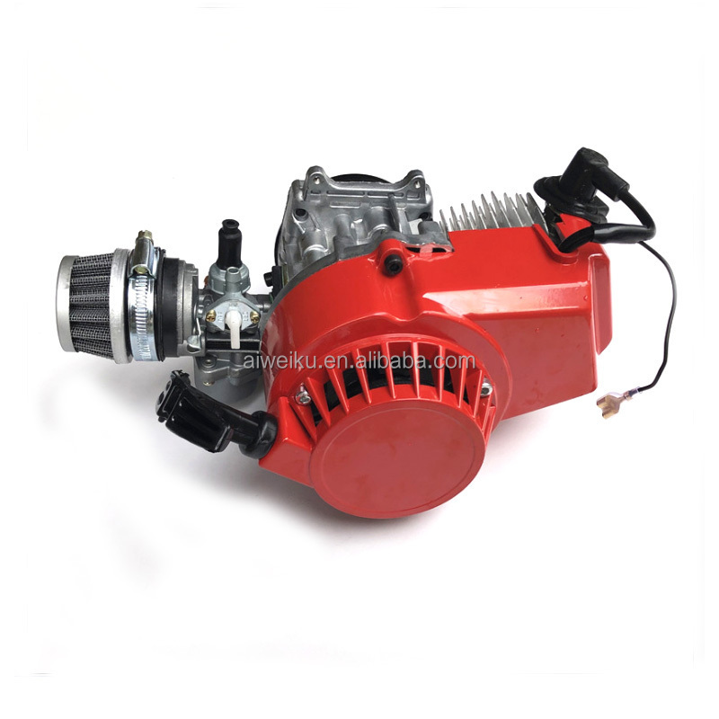 For 47cc /49cc Engine 2-Stroke Pull Start With Transmission Gear Box for Mini Moto Pit bike Quad Bike