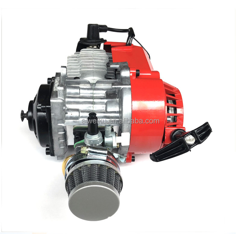 For 47cc /49cc Engine 2-Stroke Pull Start With Transmission Gear Box for Mini Moto Pit bike Quad Bike