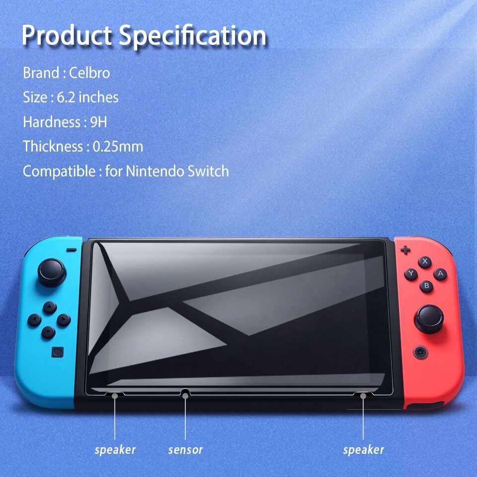 Wholesale Screen Protector 2.5D Tempered Glass For Nintendo Switch OLED