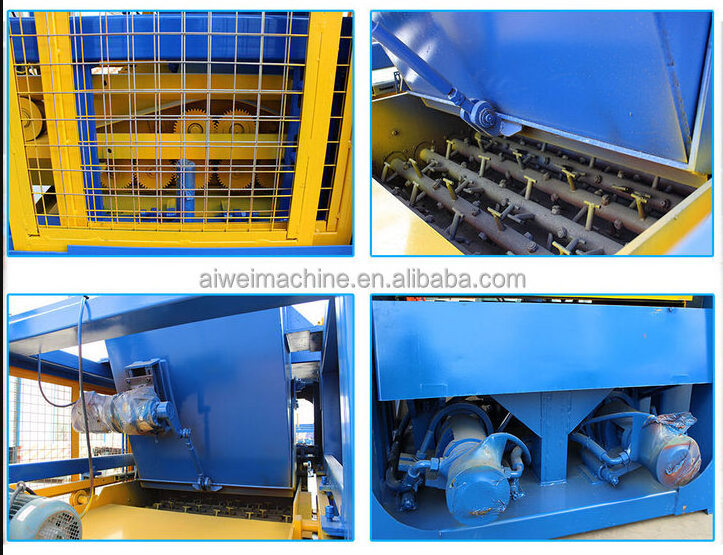 QT4-15B automatic brick making machinery concrete interlocking clay hollow block machine