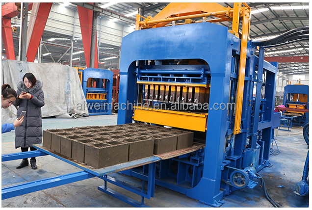 QT10-15 Automatic plastic brick machines concrete block machine for making bricks machinery concrete