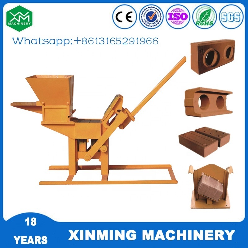 Interlock Block Mold XM2-40 Clay Bricks Making Machine Lowest Price in Philippine