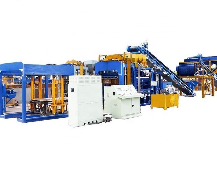 QT10-15 Automatic plastic brick machines concrete block machine for making bricks machinery concrete