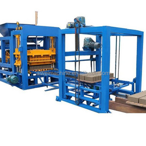 QT4-15 Automatic Hydraulic Block Moulding Machinery Concrete Hollow Brick Making Machine with Factory Price