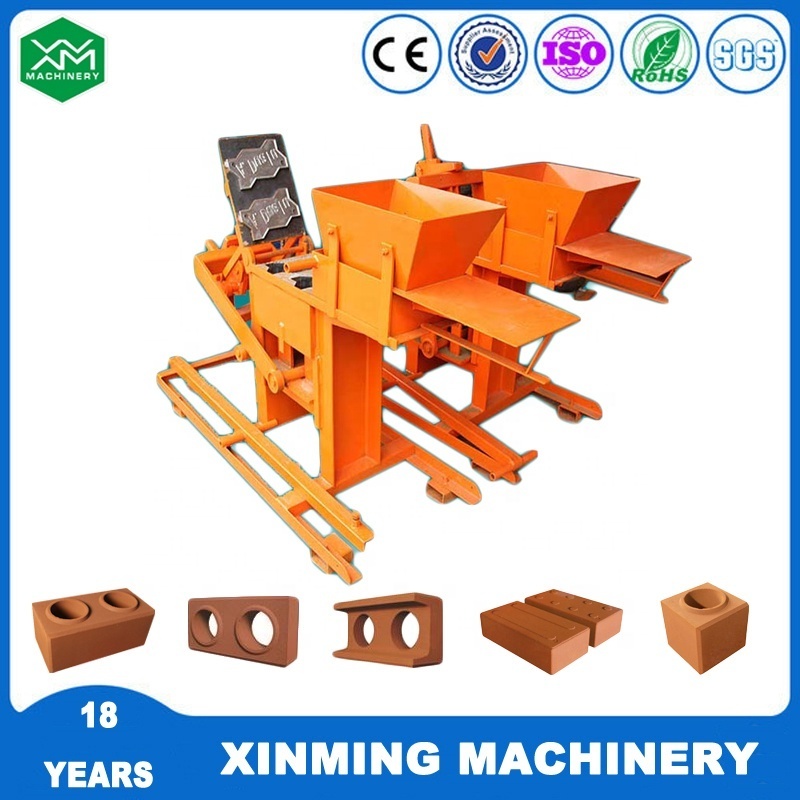 Interlock Block Mold XM2-40 Clay Bricks Making Machine Lowest Price in Philippine