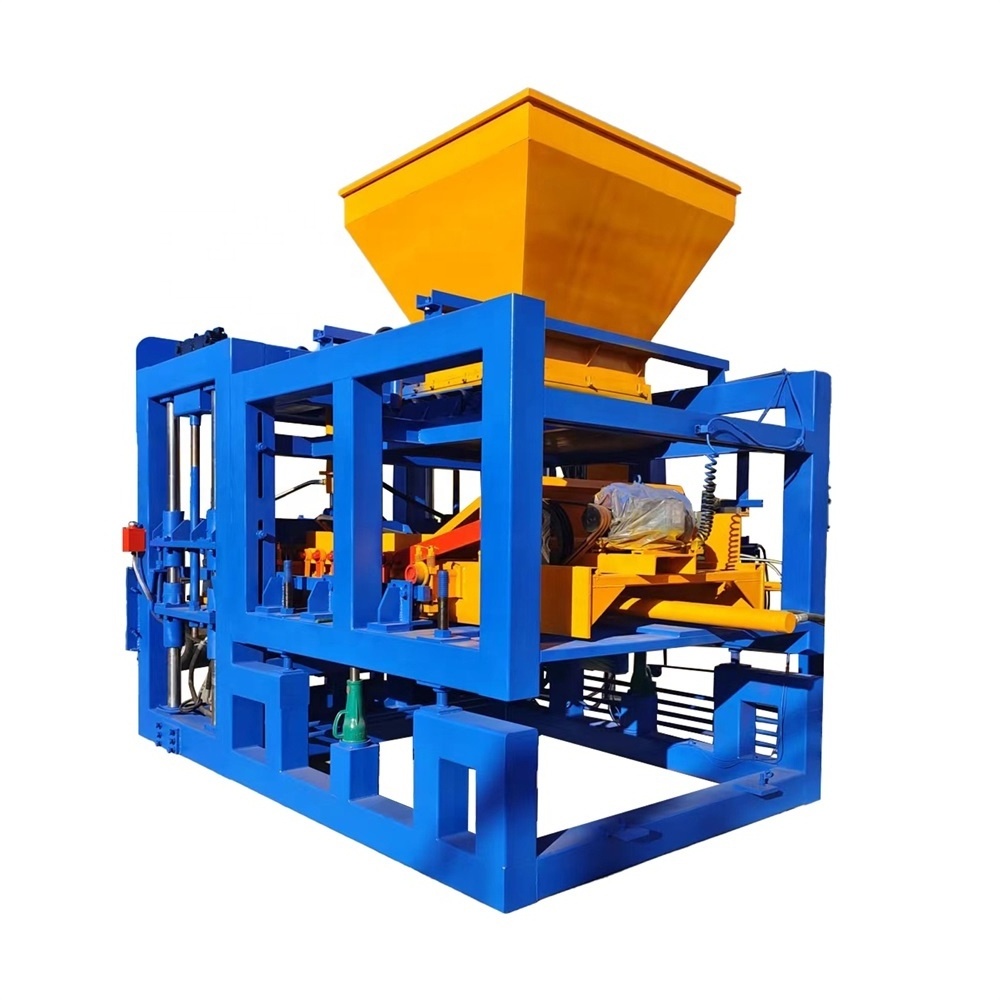 Aiwei QT5-15 Automatic  Cement Brick Machine Hollow Block Making Machine for Concrete Block Moulding Machine by Factory Price