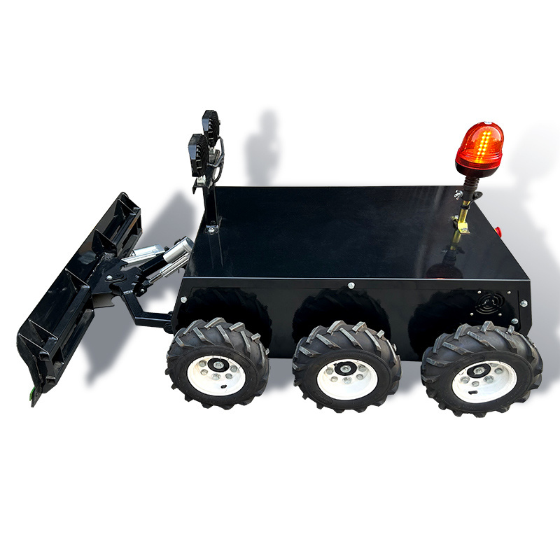 24V 200AH Remote Control Gas Robot Snow Plow Mini Remote Control Snow Plow