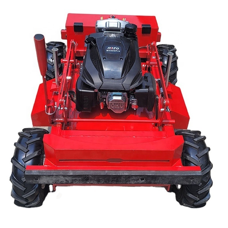 9HP Upgraded Version Wheel Type 4wd Robot Lawn Mower Zero Turn Lawn Mower with Electric Start